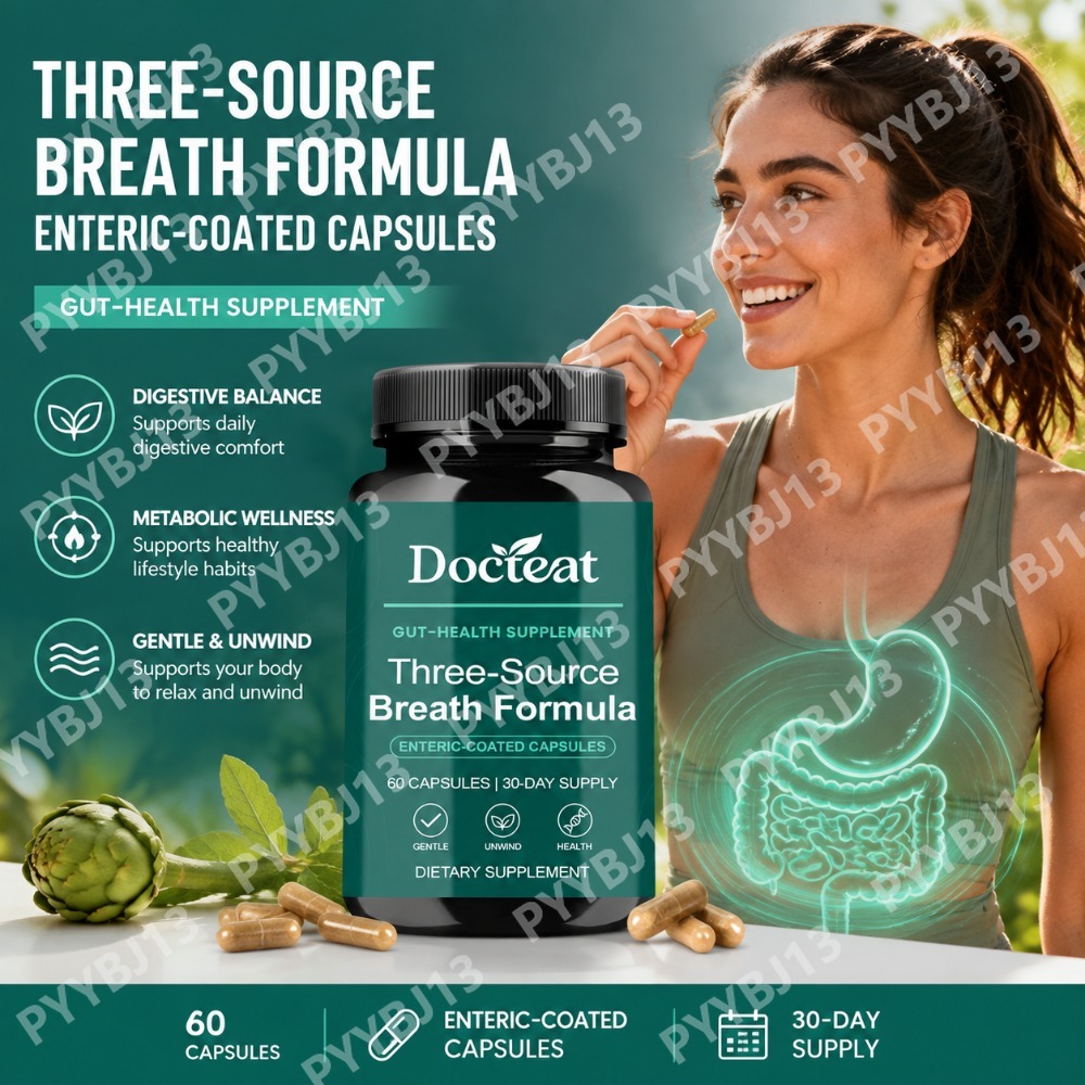 Digestive Enzyme Blend - Docteat Darmgesundheitskapseln mit Verdauungsenzym-Mischung, Berberin HCl,