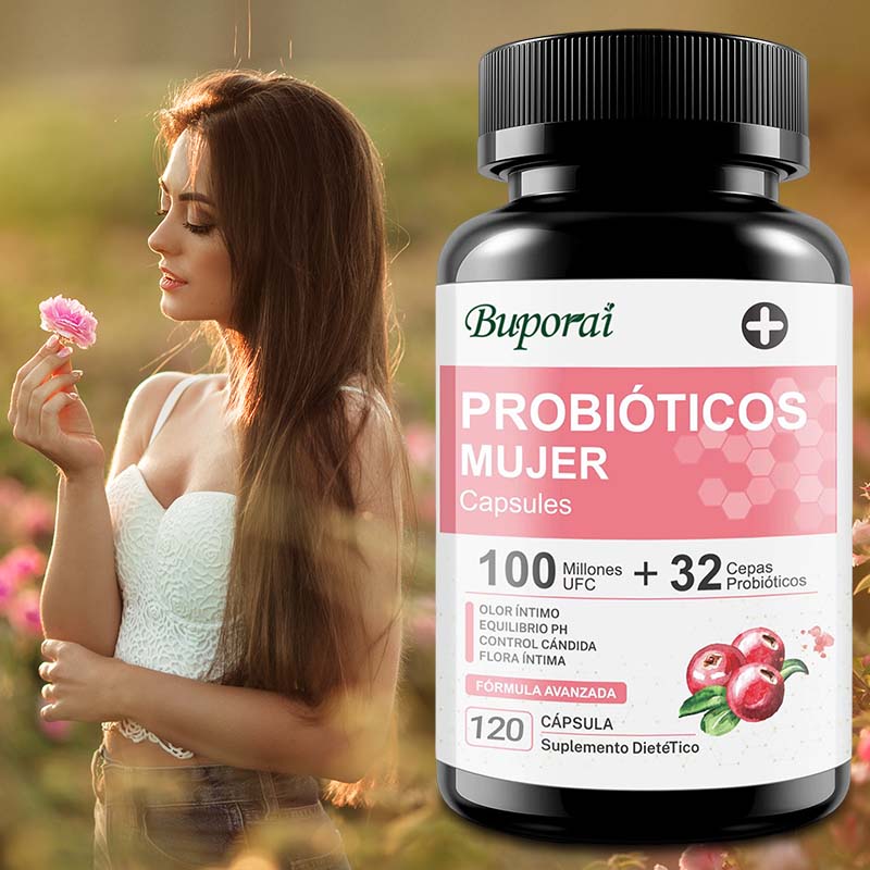 Probiotics Women Health - PROBIOTICOS MUJER-Kapseln – unterstützen die Verdauungsgesundheit,