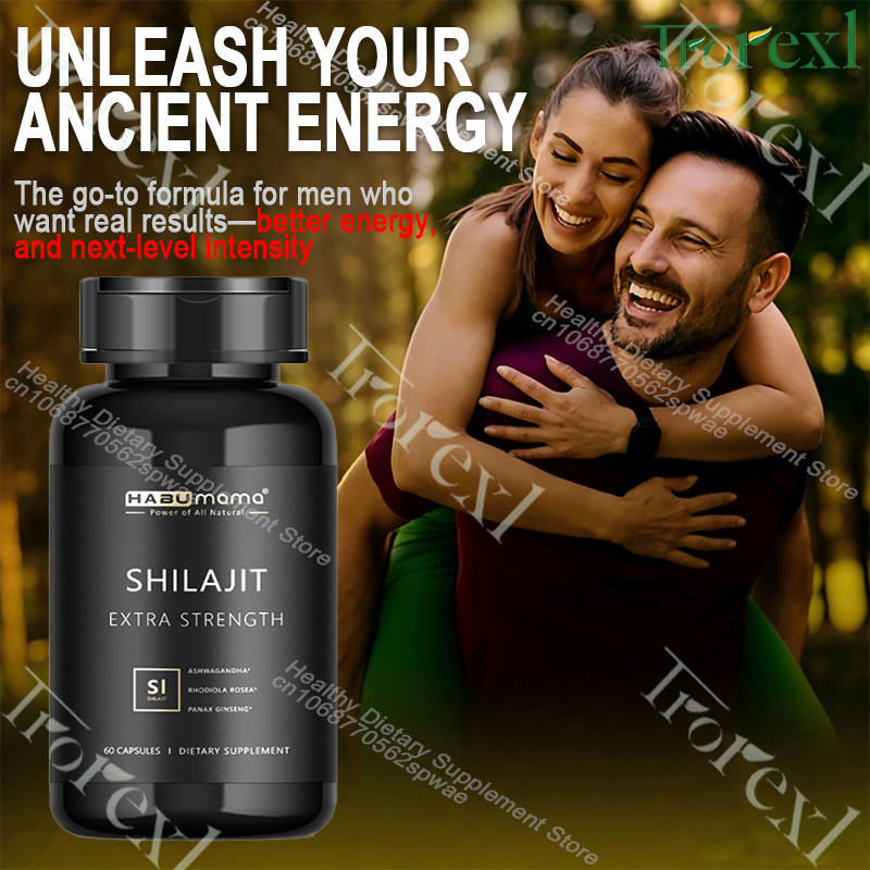 Ashwagandha Extract Root - Männliche Leistungssteigerung mit natürlichem Premium-Shilajit -
