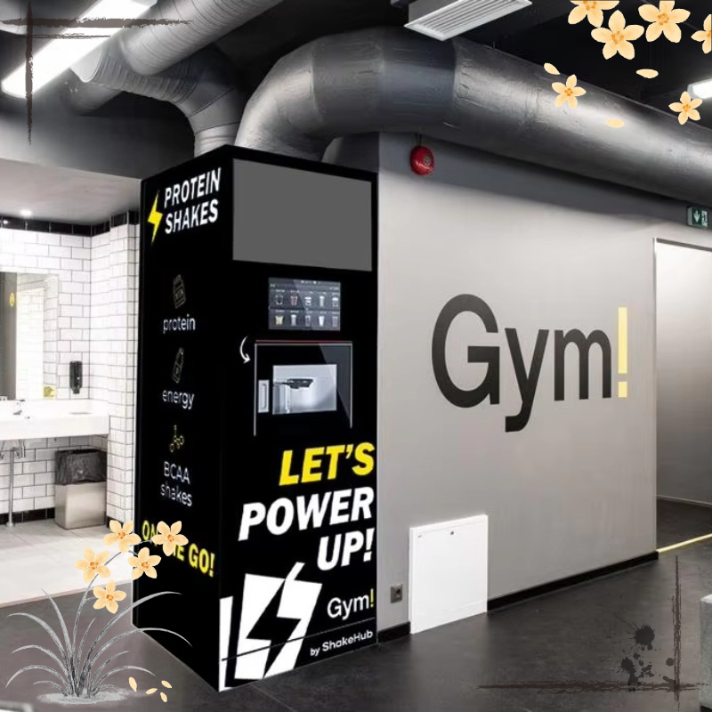 The Nutrition Fitness - Maßgeschneiderter Getränkeautomat für Nahrungsergänzungsmittel Automatischer Protein-Shake-Kiosk