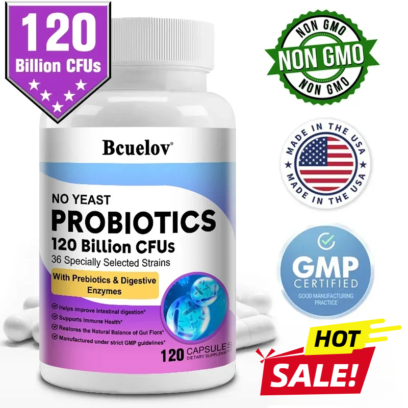 Digestive Enzyme Blend - Probiotika 120 Milliarden CFU 36 Stämme