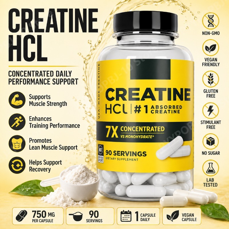Kreatin HCl 750mg 90 Kapseln F – The Nutrition Fitness Bewertung und Preis