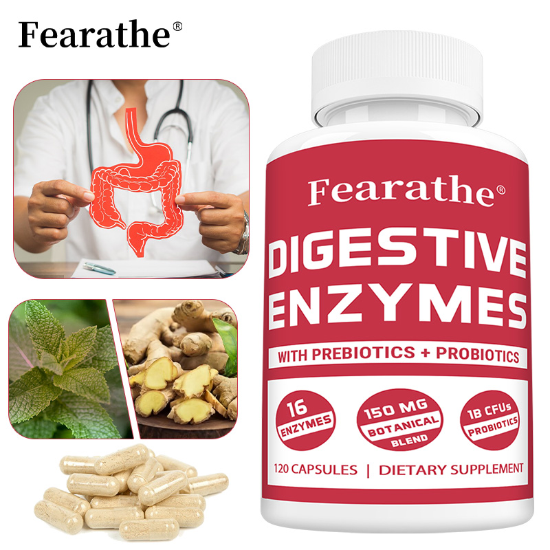 Verdauungs-Enzym-Kapseln – mit – Digestive Enzyme Blend Bewertung und Preis