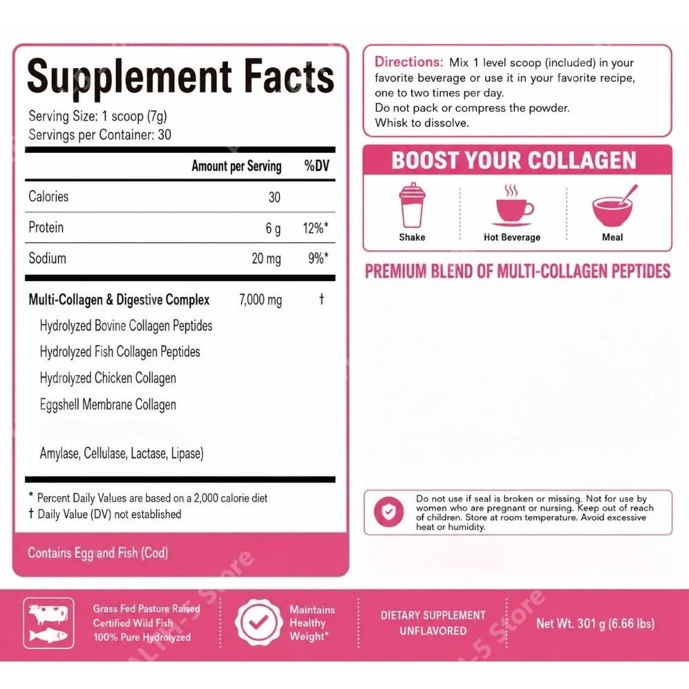 Hydrolysiertes Multi-Kollagen- – Digestive Enzyme Blend Bewertung und Preis
