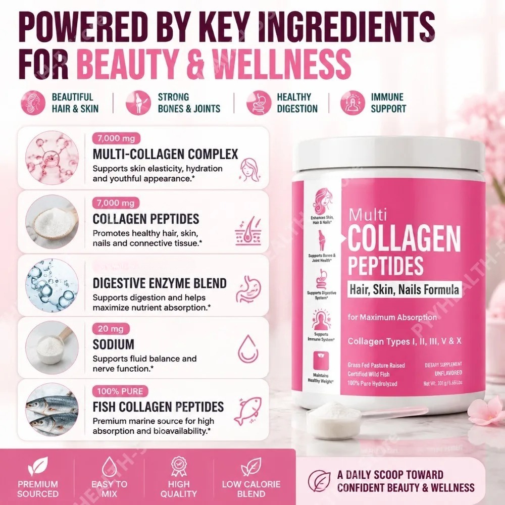 Hydrolysiertes Multi-Kollagen- – Digestive Enzyme Blend Bewertung und Preis