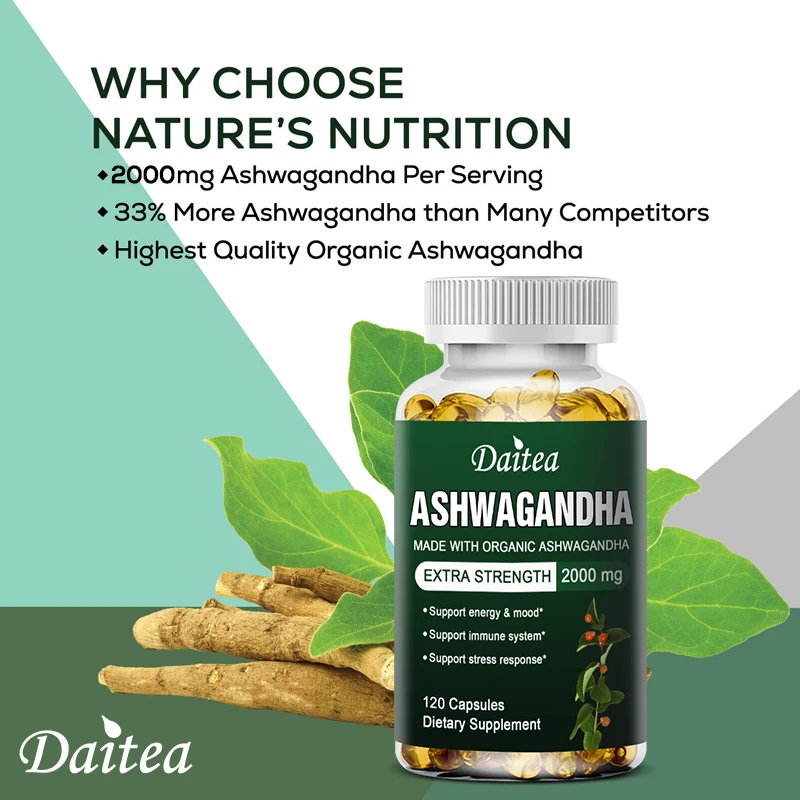 Daitea Ashwagandha-Extrakt-Kap – Ashwagandha Extract Root Bewertung und Preis