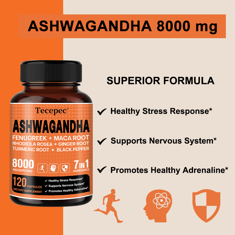 Ashwagandha 8000mg 7-in-1 Komp – Ashwagandha Extract Root Bewertung und Preis
