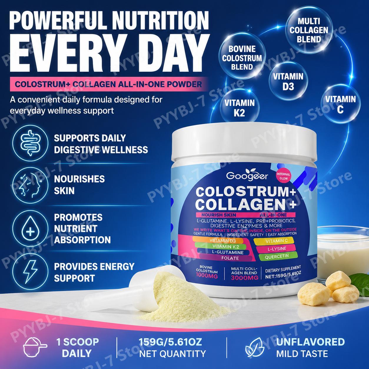 Kolostrum-Kollagenpulver für E – Digestive Enzyme Blend Bewertung und Preis