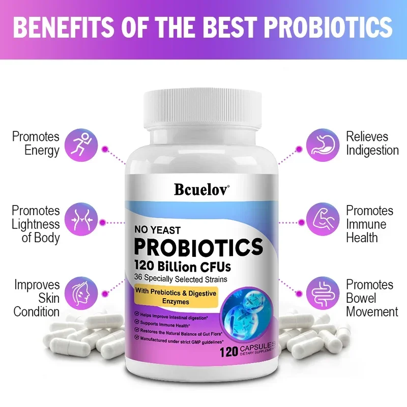 Probiotika 120 Milliarden CFU  – Digestive Enzyme Blend Bewertung und Preis