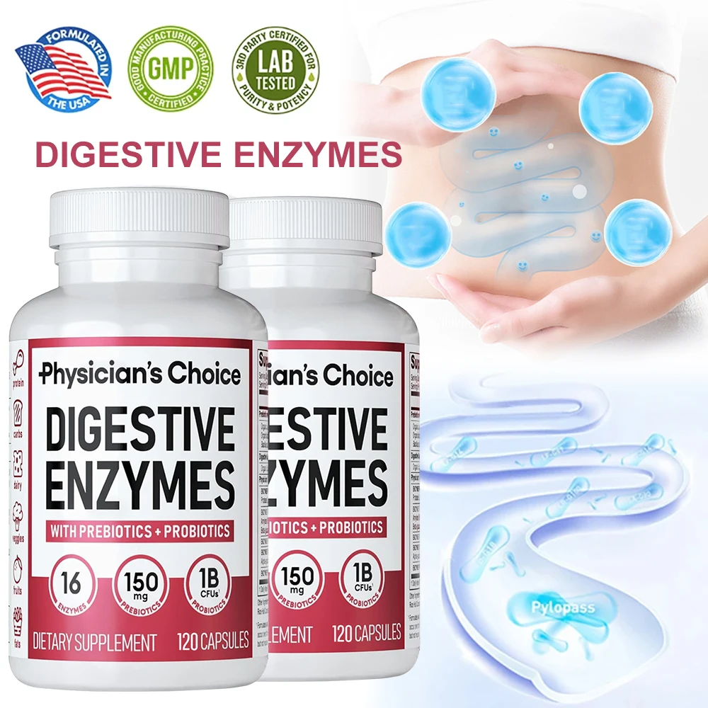 Verdauungs-Enzym-Ergänzungsmit – Digestive Enzyme Blend Bewertung und Preis